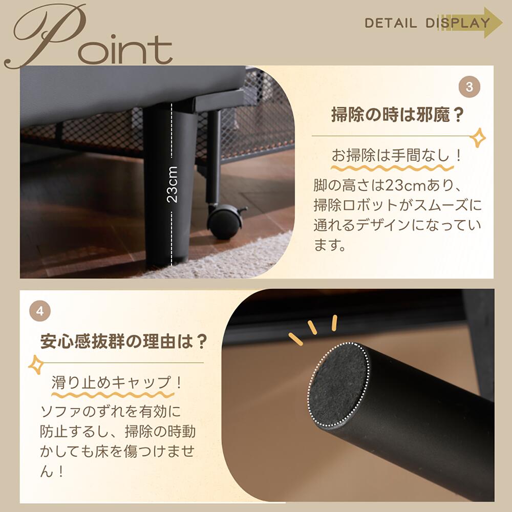 ソファーベッド ソファー ベッド 2人掛け シングル 合皮 レザー 折りたたみ 2Pソファー 3段 コンパクト フロアソファー シンプル リビングソファー ソファベッド リクライニング おしゃれ ブラック ブラウン ローソファー 二人掛け