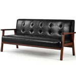 ソファ ソファー 2人掛けソファ 2人掛けソファー 2人掛け 2P 二人掛け ヴィンテージ ローソファー コンパクトソファー リビング リビングソファ レザーソファ レザー 合皮 シンプル リビング 一人暮らし ワンルーム