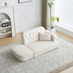 ソファー 2人掛け コンパクト おしゃれ ソファ カウチソファー ローソファー フロアソファー カウチ オットマン 韓国インテリア 韓国 L字 コーナーソファ 2人掛け 二人掛け ベージ リビング 一人暮らし ワンルームュ