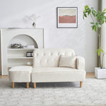 ソファー 2人掛け コンパクト おしゃれ ソファ カウチソファー ローソファー フロアソファー カウチ オットマン 韓国インテリア 韓国 L字 コーナーソファ 2人掛け 二人掛け ベージ リビング 一人暮らし ワンルームュ