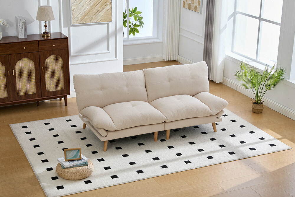 ソファベッド 多機能ソファ 2人掛けソファ コンバーチブルソファ リクライニングソファ フロアソファ ローソファ 脚付き 分割式 コンパクト リビング 寝室 来客用 新生活 7日内出荷