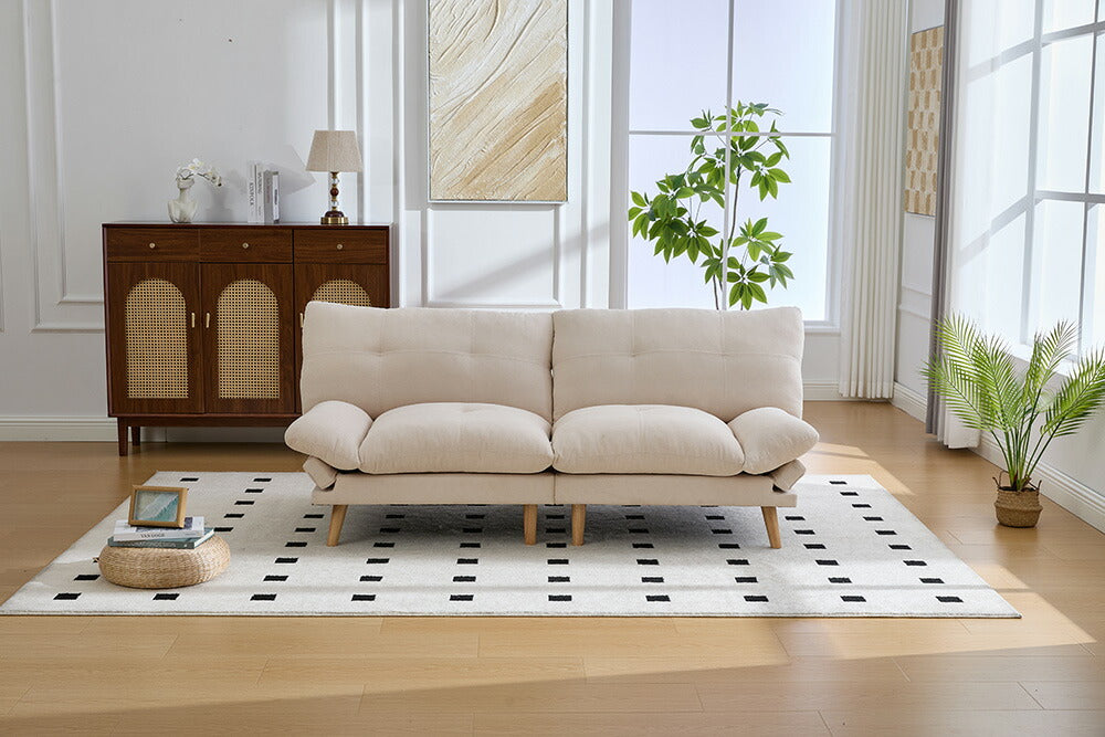 ソファベッド 多機能ソファ 2人掛けソファ コンバーチブルソファ リクライニングソファ フロアソファ ローソファ 脚付き 分割式 コンパクト リビング 寝室 来客用 新生活 7日内出荷