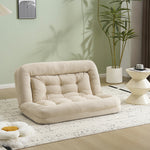 ソファーベッド 2人掛け 座椅子 ローソファ 3WAY 6段階リクライニング 折りたたみ コンパクト フロアソファ 圧力分散 包み込まれる 耐荷重150kg 7日内出荷