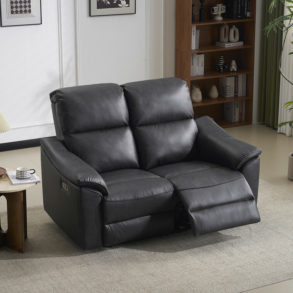 電動リクライニングソファ 3人掛け 2人掛け USB Type-C充電口付き 156°無段階リクライニング テーブル付き オットマン一体型 耐圧分散 北欧風 電動ソファ 7日内出荷