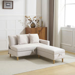 ソファベッド 3人掛け 収納付き オットマン付き 5WAY 折りたたみ式 カウチソファ 来客用 脚取り外し可能 大容量収納 リビング 一人暮らし 7日内出荷