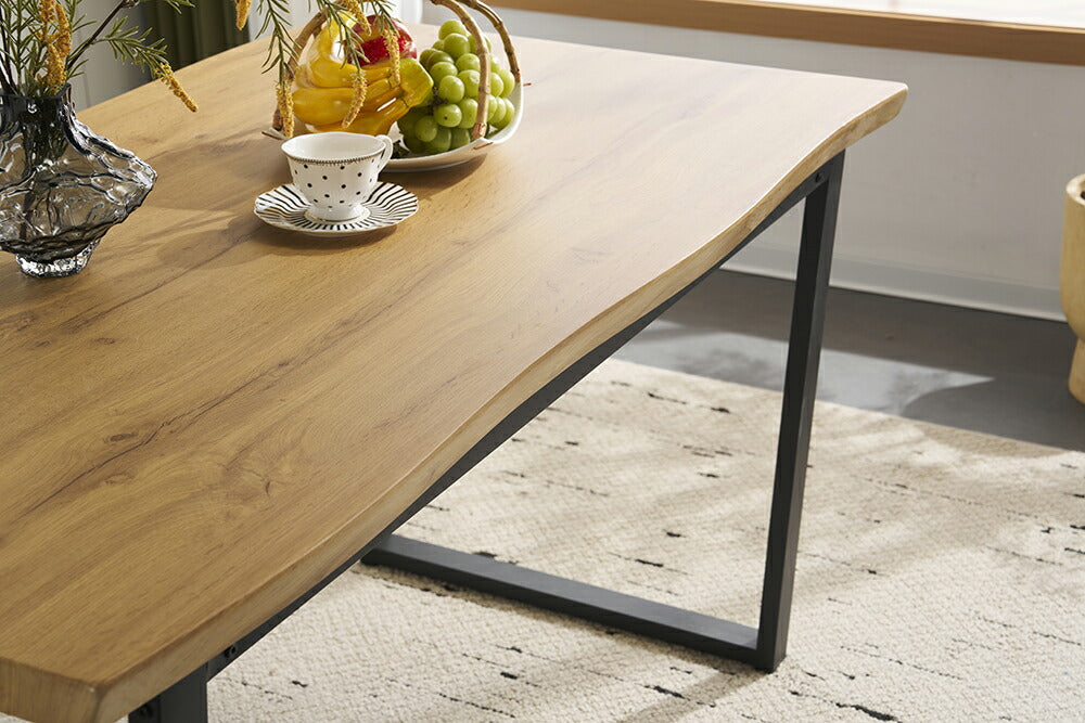 ダイニングテーブル テーブル ダイニング デスク キッチンテーブル リビングテーブル 4人掛け140cm ダイニング 単品 おしゃれ ナチュラル 北欧風 木目調 シンプル 北欧 テーブル単品 モダン 黒脚 ブラウン ナチュラル 7日内出荷