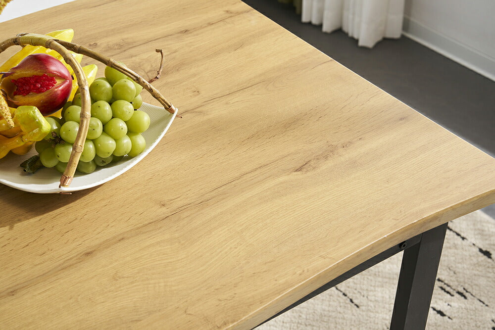 ダイニングテーブル テーブル ダイニング デスク キッチンテーブル リビングテーブル 4人掛け140cm ダイニング 単品 おしゃれ ナチュラル 北欧風 木目調 シンプル 北欧 テーブル単品 モダン 黒脚 ブラウン ナチュラル 7日内出荷