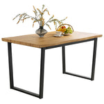 ダイニングテーブル テーブル ダイニング デスク キッチンテーブル リビングテーブル 4人掛け140cm ダイニング 単品 おしゃれ ナチュラル 北欧風 木目調 シンプル 北欧 テーブル単品 モダン 黒脚 ブラウン ナチュラル 7日内出荷