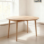 伸長式ダイニングテーブル 半円形 幅120 伸縮 ダイニング 丸テーブル 伸長 伸縮テーブル ダイニングテーブル 折りたたみ 折り畳み 円形 円形テーブル 丸 丸型 2人 4人 2人掛け 4人掛け ナチュラル ブラウン 木目調 テーブル単品