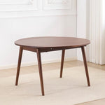 伸長式ダイニングテーブル 半円形 幅120 伸縮 ダイニング 丸テーブル 伸長 伸縮テーブル ダイニングテーブル 折りたたみ 折り畳み 円形 円形テーブル 丸 丸型 2人 4人 2人掛け 4人掛け ナチュラル ブラウン 木目調 テーブル単品