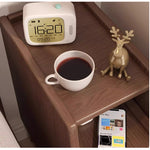 サイドテーブル,ナイトテーブル,スリム,収納,無垢材,引出し,リビング,寝室,ベッドルーム,台面