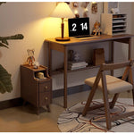 サイドテーブル,ナイトテーブル,スリム,収納,無垢材,引出し,リビング,寝室,ベッドルーム,風合い