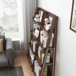 Casaconer | オープンラック・幅45・60cm・1列4段・本棚・スリム・薄型・ラック・シェルフ・ブックシェルフ・オープンシェルフ・おしゃれ・棚・薄型収納・大容量・省スペース・コレクションラック・マガジンラック・コミックラック・コミック収納