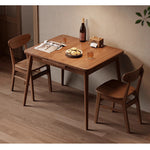 Casaconer | ダイニングテーブル・天然木・折りたたみ式・伸長・収納付き・幅120cm・4人掛け・ナチュラル・モダン・おしゃれ