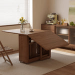 ダイニングテーブル 折りたたみ 4人 木製 テーブル 伸長 折りたたみ 食卓テーブル 食卓テーブル おしゃれ ダイニング 伸縮 4人掛け おしゃれ モダン リビング 天然木 ナチュラル 省スペース 収納