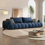 ソファ,3人掛け,4人掛け,ファブリック,ローソファ,ソファー,モダン,ネイビー,デザイン,おしゃれ,上質な座り心地