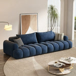 ソファ,3人掛け,4人掛け,ファブリック,ローソファ,ソファー,モダン,ネイビー,デザイン,おしゃれ,柔らかい