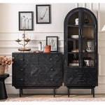 Casaconer | キャビネット・おしゃれ・北欧・木製・扉付き・無垢・アンティーク・彫刻