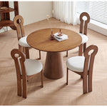 ダイニングテーブル,2人掛け,4人掛け,丸型,食卓,食事テーブル,レトロ,無垢材,1人暮らし,円形