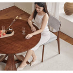 Casaconer | 丸ダイニングテーブル・木製・100・80・2人掛け