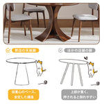 Casaconer | 丸ダイニングテーブル・木製・100・80・2人掛け