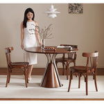 Casaconer | 丸ダイニングテーブル・木製・100・80・4人掛け