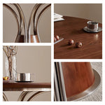 Casaconer | 丸ダイニングテーブル・木製・100・80・4人掛け