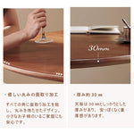 Casaconer | ダイニングテーブル・円形・木製・テーブル・モダン・60cm・80cm