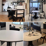 Casaconer | ダイニングテーブル・セラミック天板・おしゃれ・シンプル・北欧・韓国インテリア・80・100・120・4人掛け