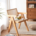 チェア,ラタン,椅子,カフェ風,籐編み,ダイニングチェア,リビング,ナチュラル,おしゃれ,広い座面