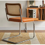 チェア,椅子,ラタン,合皮,ダイニング,リビング,レトロ,ヴィンテージ,おしゃれ,雰囲気