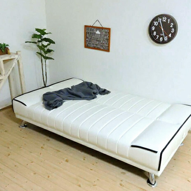 ソファー ソファ おすすめ ソファーベッド 3人掛け 合皮 リビングソファ ブラック ホワイト モダン シングルサイズ 脚付き