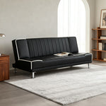 ソファー ソファ おすすめ ソファーベッド 3人掛け 合皮 リビングソファ ブラック ホワイト モダン シングルサイズ 脚付き