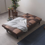 ソファー ソファ おすすめ ソファーベッド シングル 幅170cm 3人掛け パッチワーク ファブリック ソファーベット ソファー コンパクト 合皮 市松 おしゃれ かわいい ロータイプ おすすめ