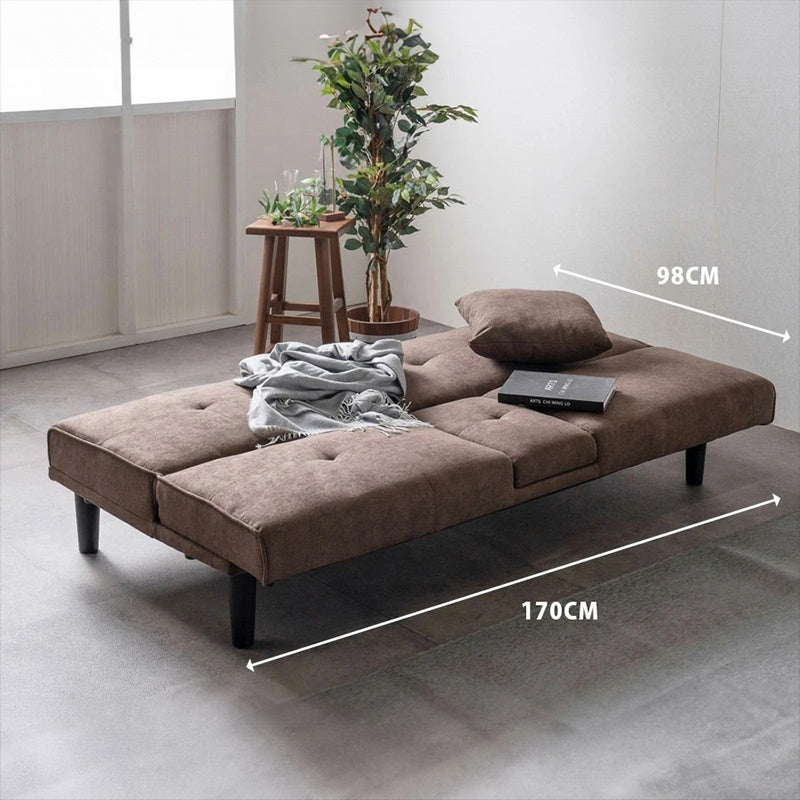 ソファー ソファ おすすめ ソファーベッド 幅170cm ファブリック 3人掛け テーブル付き コンパクト ファブリック ドリンクホルダー付き 脚付き グレー ブラウン