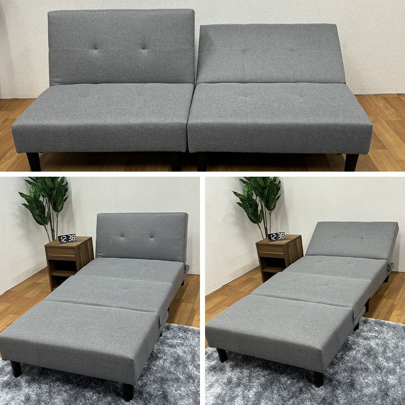 ソファー ソファベッド ソファーベッド 3人掛け 分割 幅180cm パッチワーク３WAY 2人用 1人用 おしゃれ 二分割 ブルー レッド 脚付き 一人掛けが2個 ファブリック 布 布製 コンパクト シングル