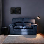 ソファ・ソファー・ 幅約200cm・2人掛け/3人掛け・ファブリック・シンプルデザイン・ネイビー・脚付き・肘掛け・おしゃれ・7日内出荷