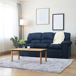 ソファ・ソファー・ 幅約200cm・2人掛け/3人掛け・ファブリック・シンプルデザイン・ネイビー・脚付き・肘掛け・おしゃれ・7日内出荷