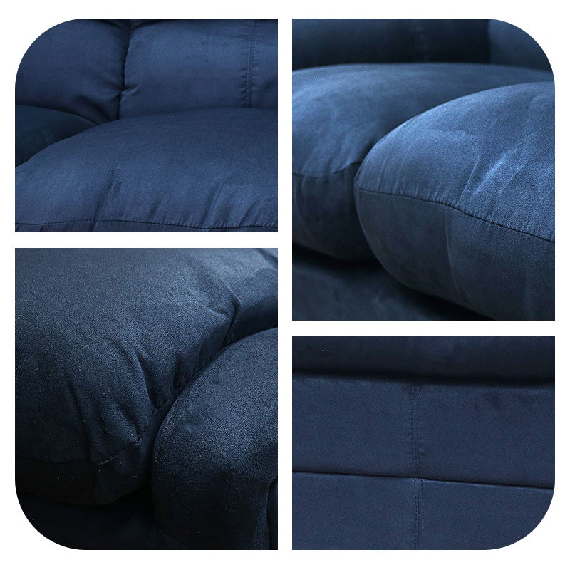 ソファ・ソファー・ 幅約200cm・2人掛け/3人掛け・ファブリック・シンプルデザイン・ネイビー・脚付き・肘掛け・おしゃれ・7日内出荷