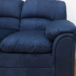 ソファ・ソファー・ 幅約200cm・2人掛け/3人掛け・ファブリック・シンプルデザイン・ネイビー・脚付き・肘掛け・おしゃれ・7日内出荷