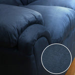 ソファ・ソファー・ 幅約200cm・2人掛け/3人掛け・ファブリック・シンプルデザイン・ネイビー・脚付き・肘掛け・おしゃれ・7日内出荷