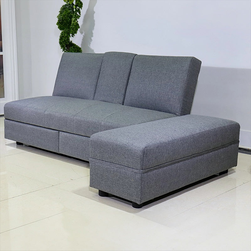 ソファーベッド・収納付き・カウチソファ・3人掛け・ソファーセット・シンプル・コンパクト・北欧スタイル・ファブリック・引き出し付き・テーブル付き・グレー・ブラウン・おしゃれ・7日内出荷