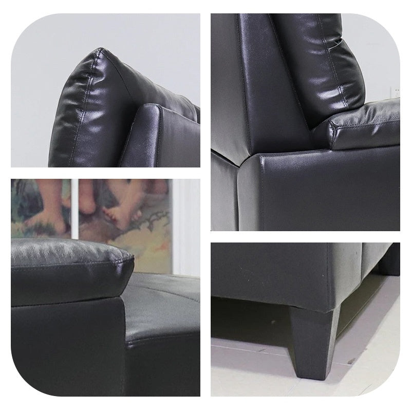 ソファー ソファ おすすめ ソファー カウチソファ 本革 3人掛け 黒 ブラック レザー シェーズロング ハイバック おすすめ 脚付き 大きめ ソファ 北欧 ヴィンテージ おしゃれ 三人掛け