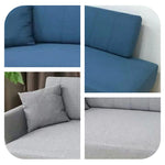 ソファー 3人掛け カウチソファ おすすめ オットマン 肘付き 片側アームレスト レイアウト自由 ソファー クッション付き ソファーベッド ファブリック