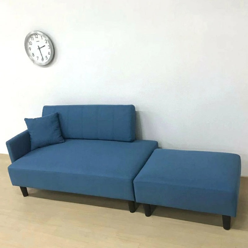 ソファー 3人掛け カウチソファ おすすめ オットマン 肘付き 片側アームレスト レイアウト自由 ソファー クッション付き ソファーベッド ファブリック