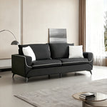 ソファー おすすめ 3人掛け ソファ 幅183cm スタイリッシュ 3人掛け おしゃれ 三人掛け sofa リビングソファ グレー ミッドセンチュリー コンパクト ヴィテージ風 かわいい 布張りソファー