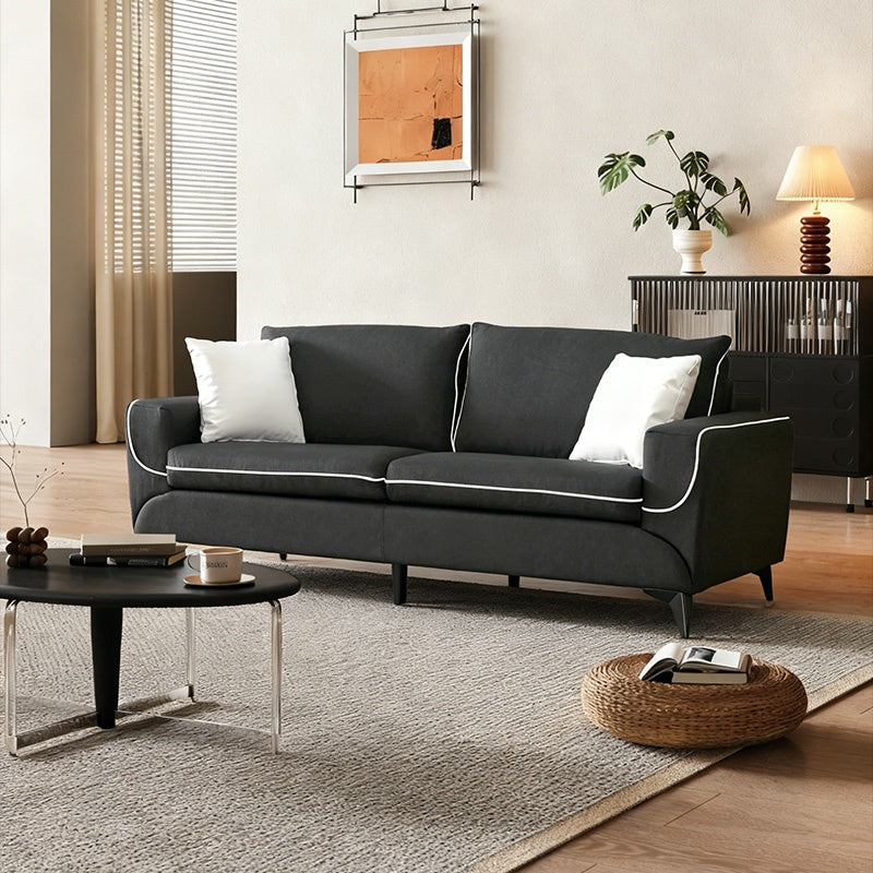 ソファー おすすめ 3人掛け ソファ 幅183cm スタイリッシュ 3人掛け おしゃれ 三人掛け sofa リビングソファ グレー ミッドセンチュリー コンパクト ヴィテージ風 かわいい 布張りソファー