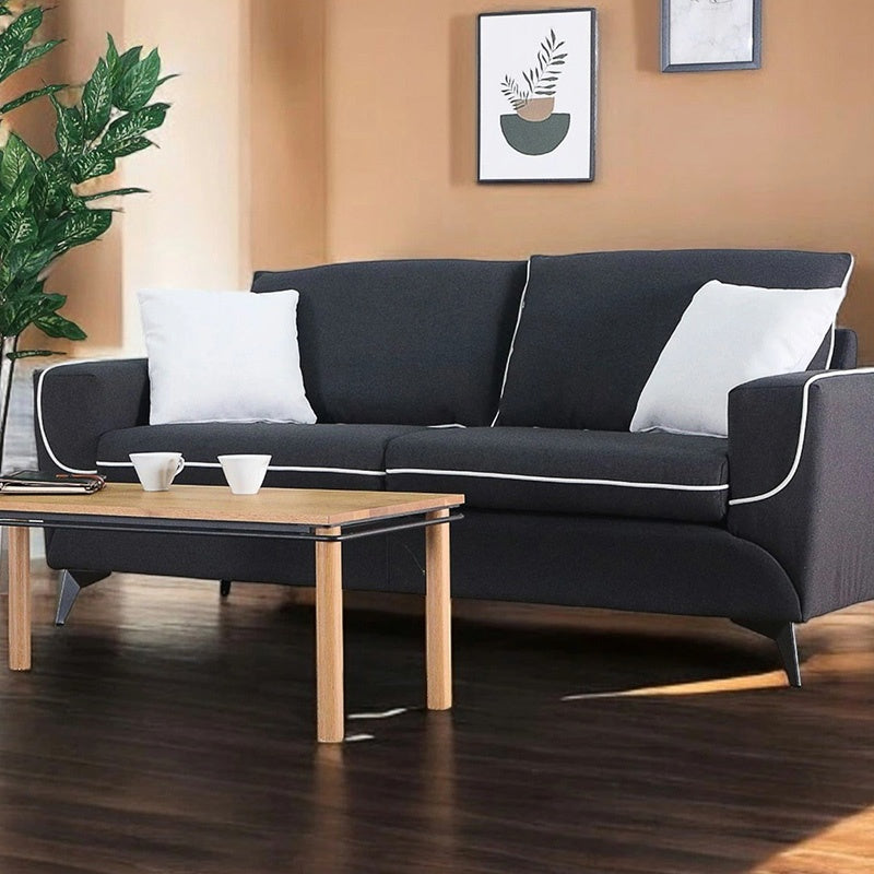 ソファー おすすめ 3人掛け ソファ 幅183cm スタイリッシュ 3人掛け おしゃれ 三人掛け sofa リビングソファ グレー ミッドセンチュリー コンパクト ヴィテージ風 かわいい 布張りソファー