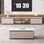 テレビ台 ローボード 160/180cm 完成品 セラミック天板 テレビボード 収納棚 リビング テレビラック パソコン台 大容量 収納 セラミック 奥行き35cm おしゃれ TVボード モダン リビング収納 収納棚 引き出し 北欧 オシャレ 韓国 グレー 高級感