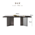 ダイニングテーブル セラミック天板 140 160 180 おしゃれ 大理石柄 4人掛け 6人掛け セラミックテーブル天板 テーブル 食卓テーブル 耐熱 食事テーブル リビングテーブル 4人用 高級感 新生活 長方形黒 ブラック